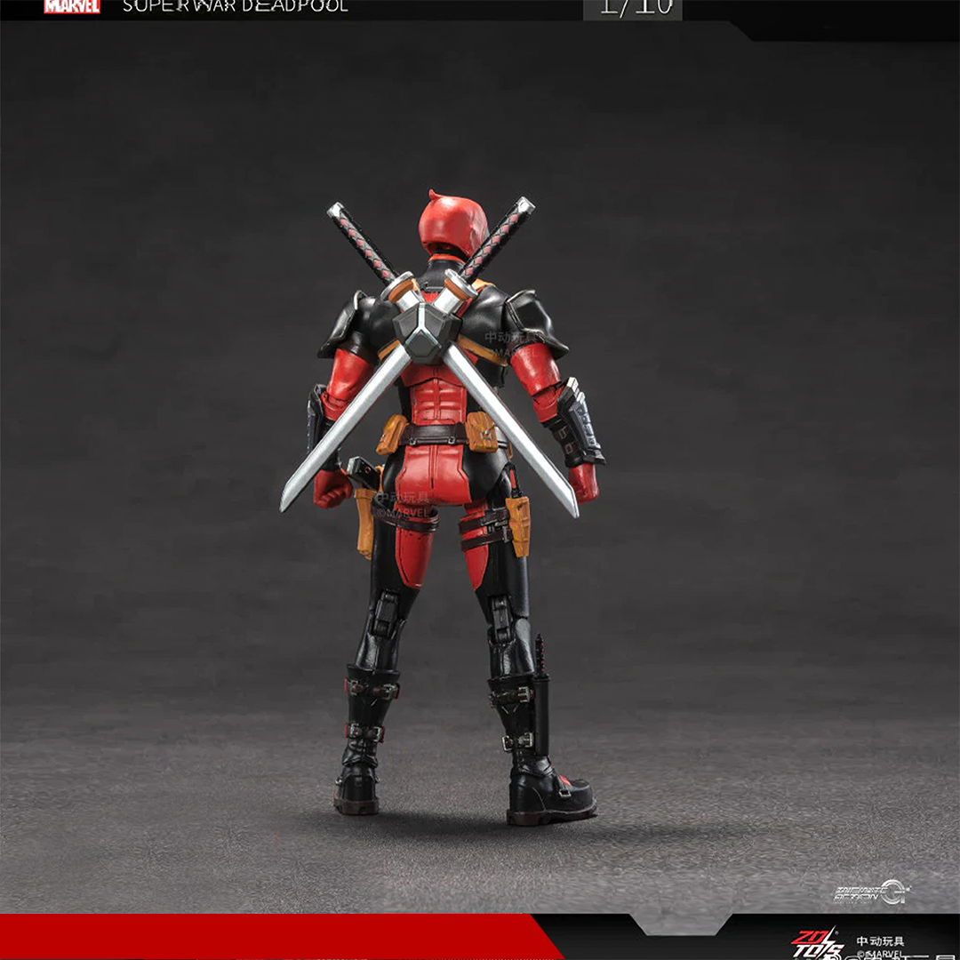 ZD toys Deadpool Action Figure – Premium Poseable Collectible with Dual Swords - Bear Hugs