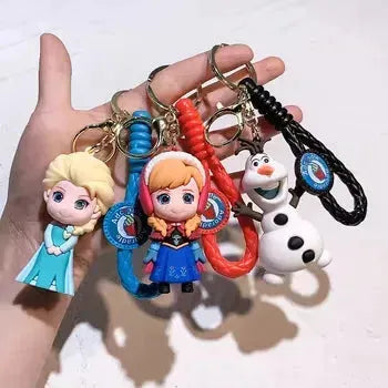 Frozen Friends 3D Silicone Keychain