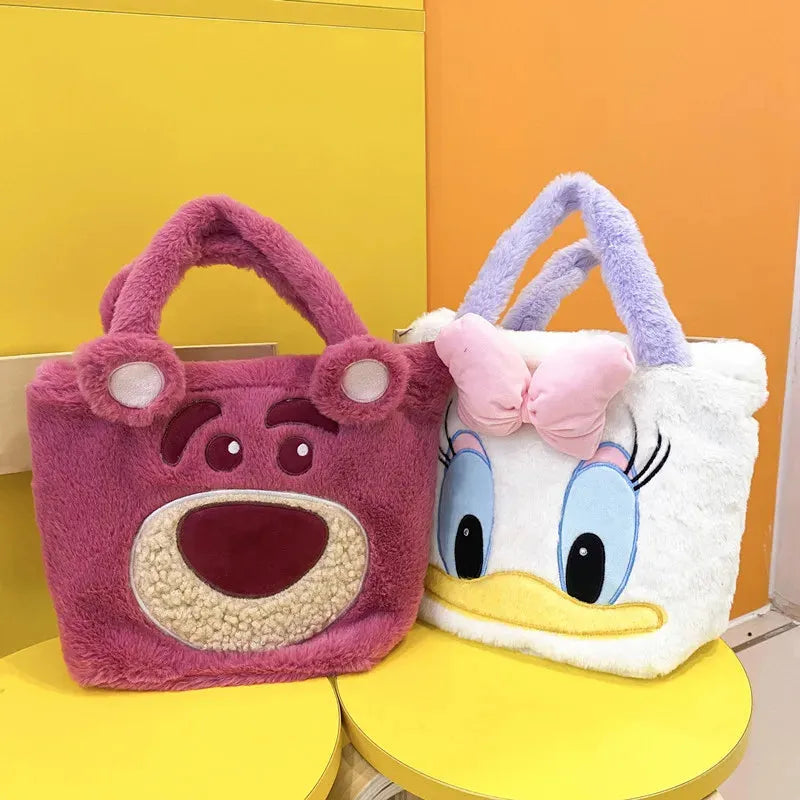 Cute Lotso and Daisy Plush Handbag