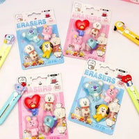 BT21 Clean Slate Eraser (Set of 4)