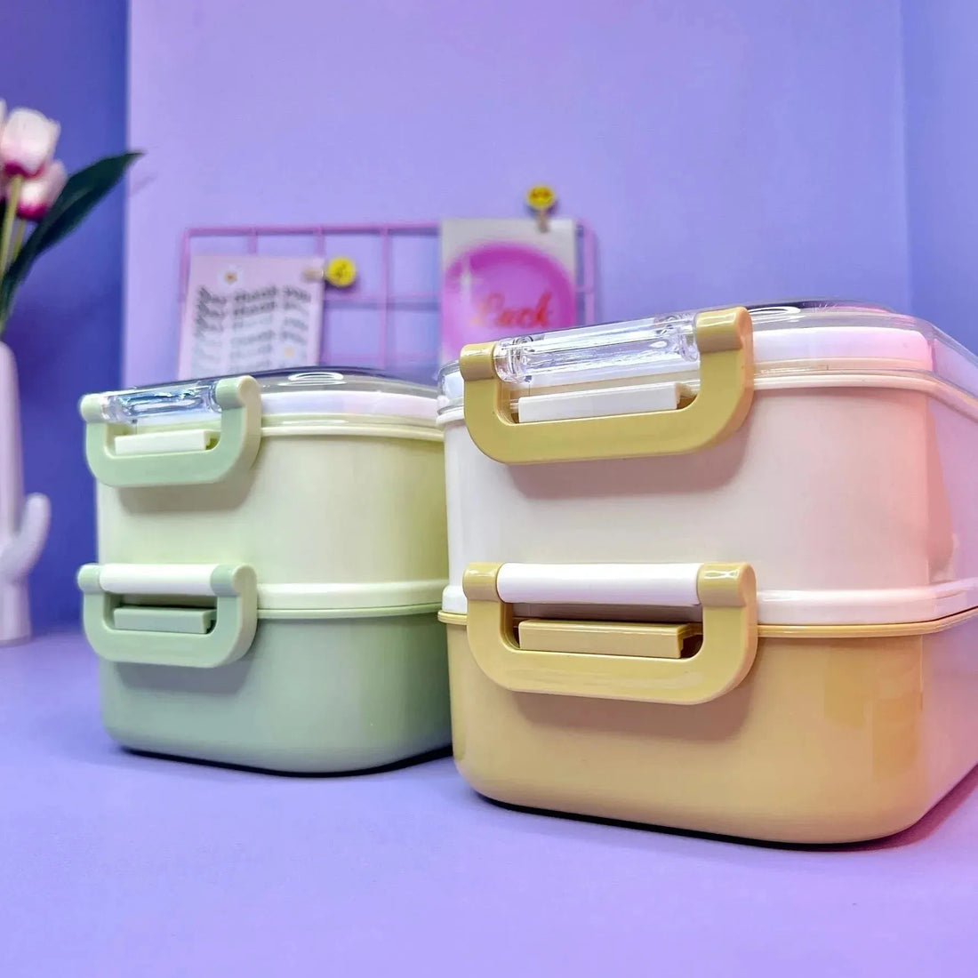 Foodie Double Layer Lunch Box