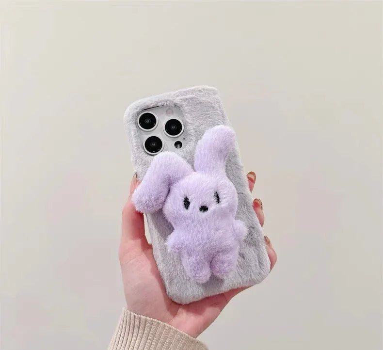 Rabbit Soft Phone Case for iPhone 11/11pro/11pro max/12/12pro/12pro max/13/13pro/13pro max/14/14pro/14plus/14pro max/15/15pro/15pro max/15plus/16/16pro/16pro max PN6863 - Bear Hugs