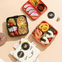 Super Animal 3D Leak-Proof Lunch Box