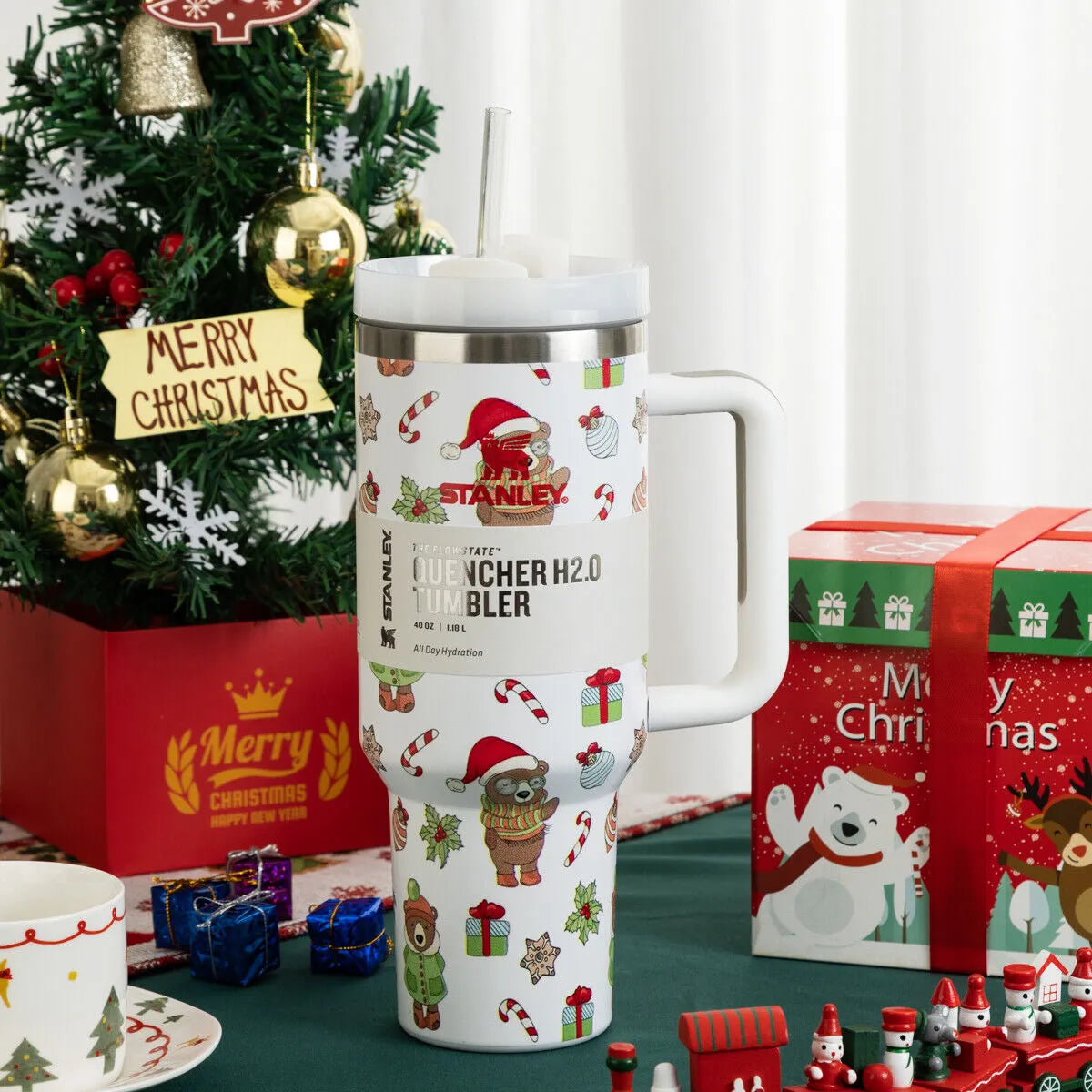 Stanley Quencher H2.0 Festive Edition Insulated Tumbler (40 oz)