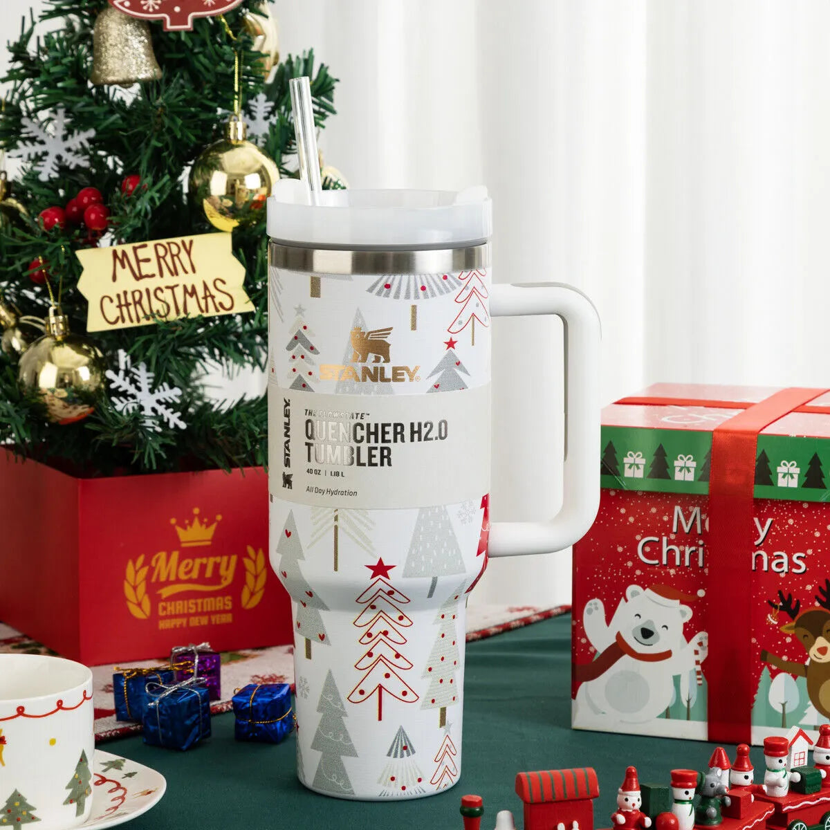 Stanley Quencher H2.0 Festive Edition Insulated Tumbler (40 oz)