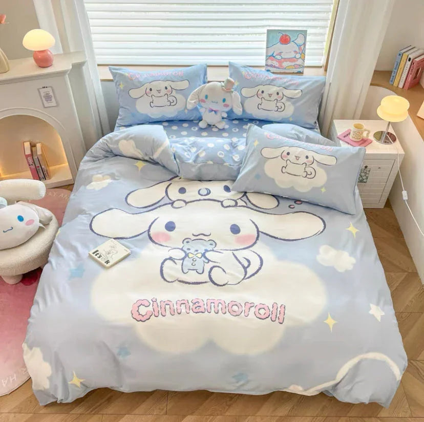 Cute Anime Bedding Set PN6778 - Bear Hugs