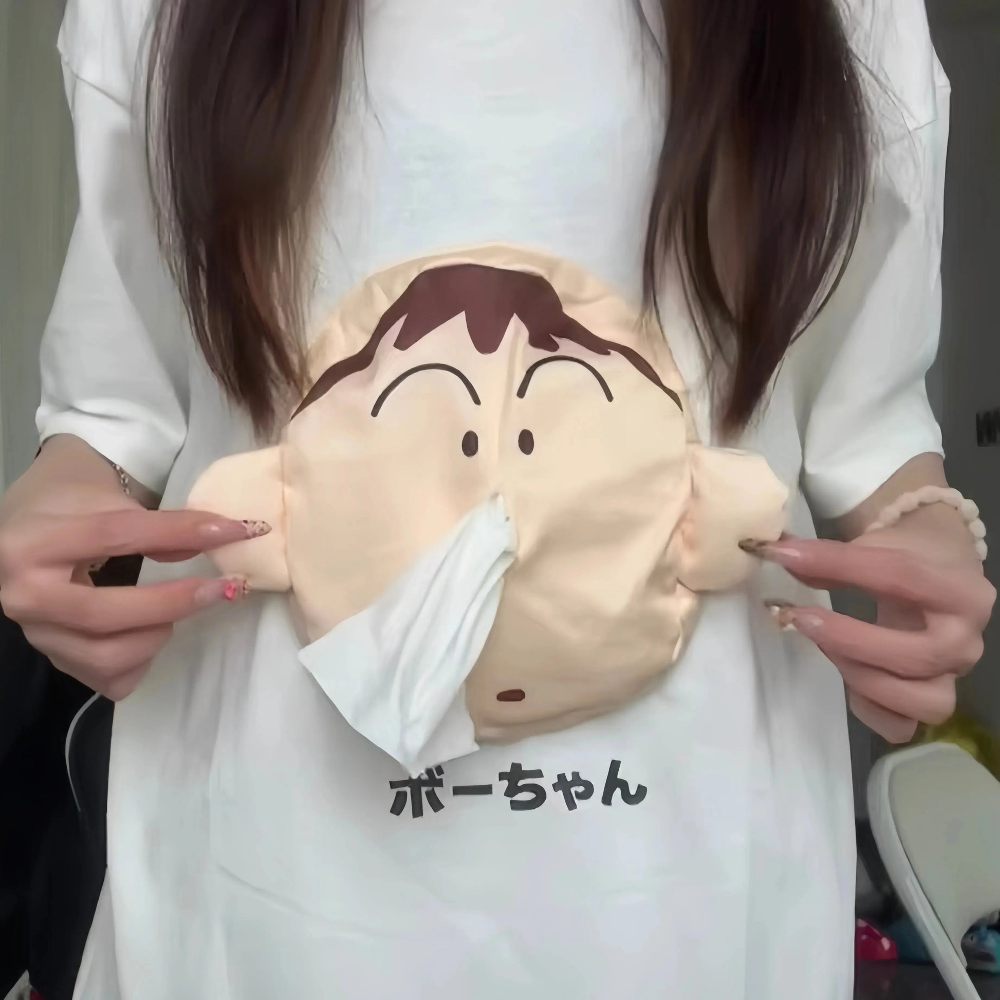 Shinchan Tissue Dispensing T-shirt