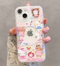 Kawaii Kitty Phone Case for iPhone 12/12pro max/13/13pro/13pro max/14/14pro/14pro max/15/15pro/15pro max/16/16pro/16pro max PN7034 - Bear Hugs