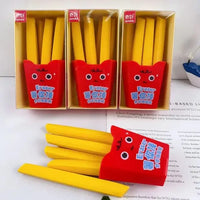 Fry-Yay French Fries Eraser Set