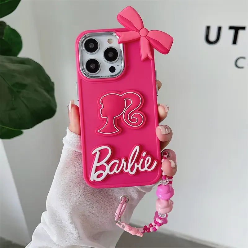 Barbie Beaded Lanyard Phone Case (For iPhones)