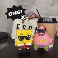 Spongebob & Patrick Hipster Case (For Airpods)