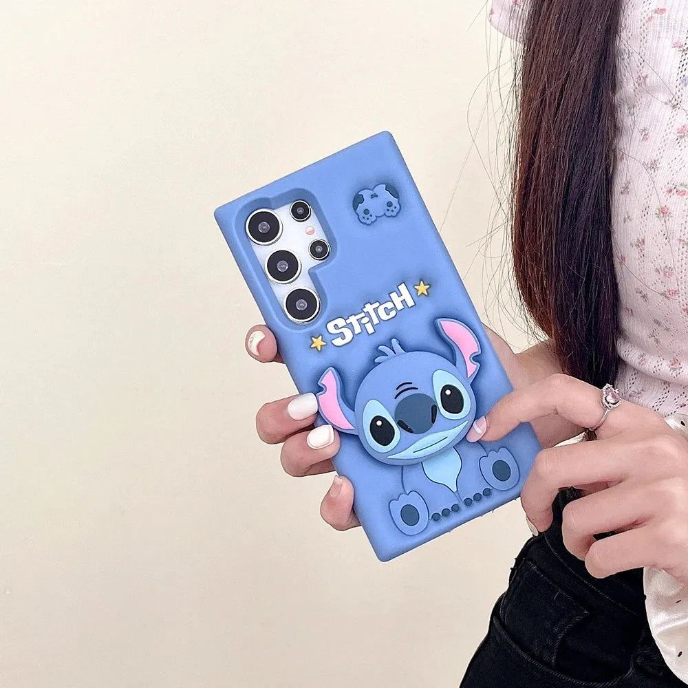 3D Cute Stitch Phone Case (For Samsung)