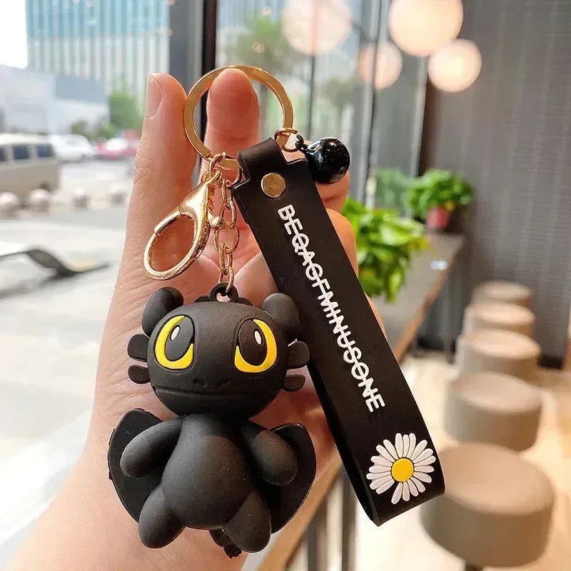 Night Fury Toothless Dragon 3D Keychain
