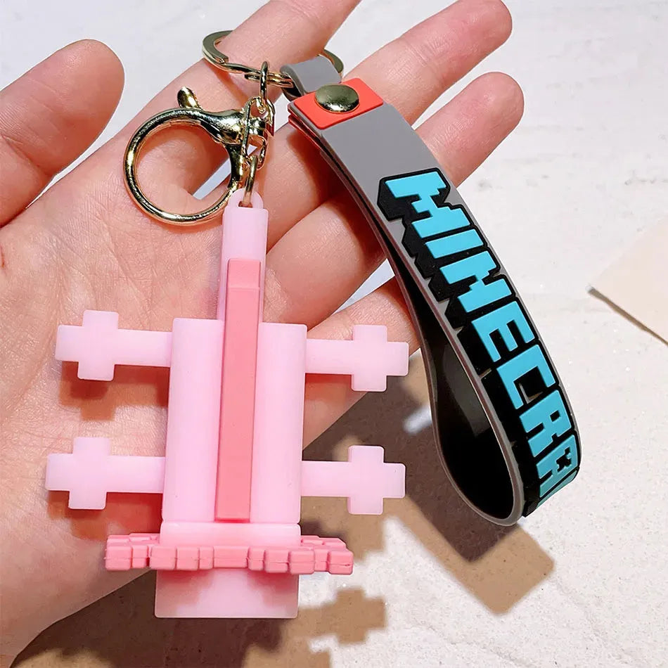 Minecraft Pixel Style Keychains