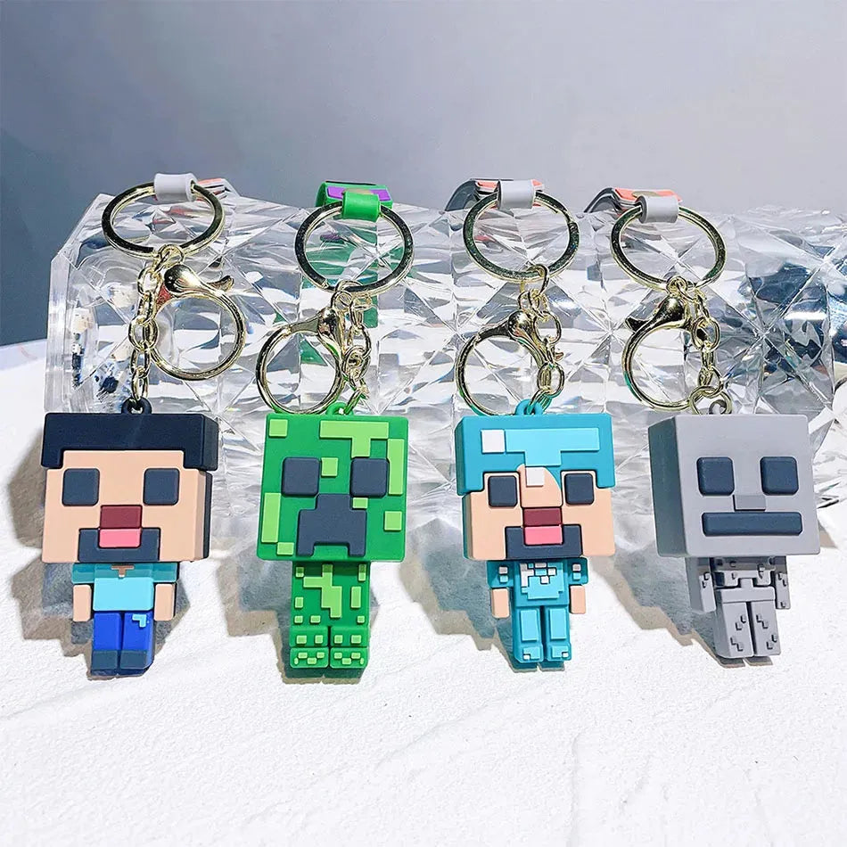 Minecraft Pixel Style Keychains