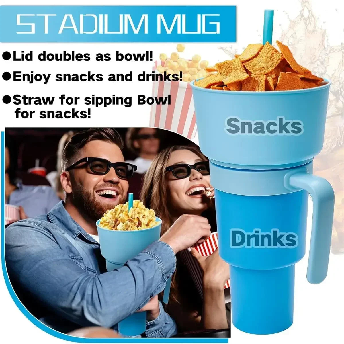 Eat & Drink Stadium Tumbler (34 oz)