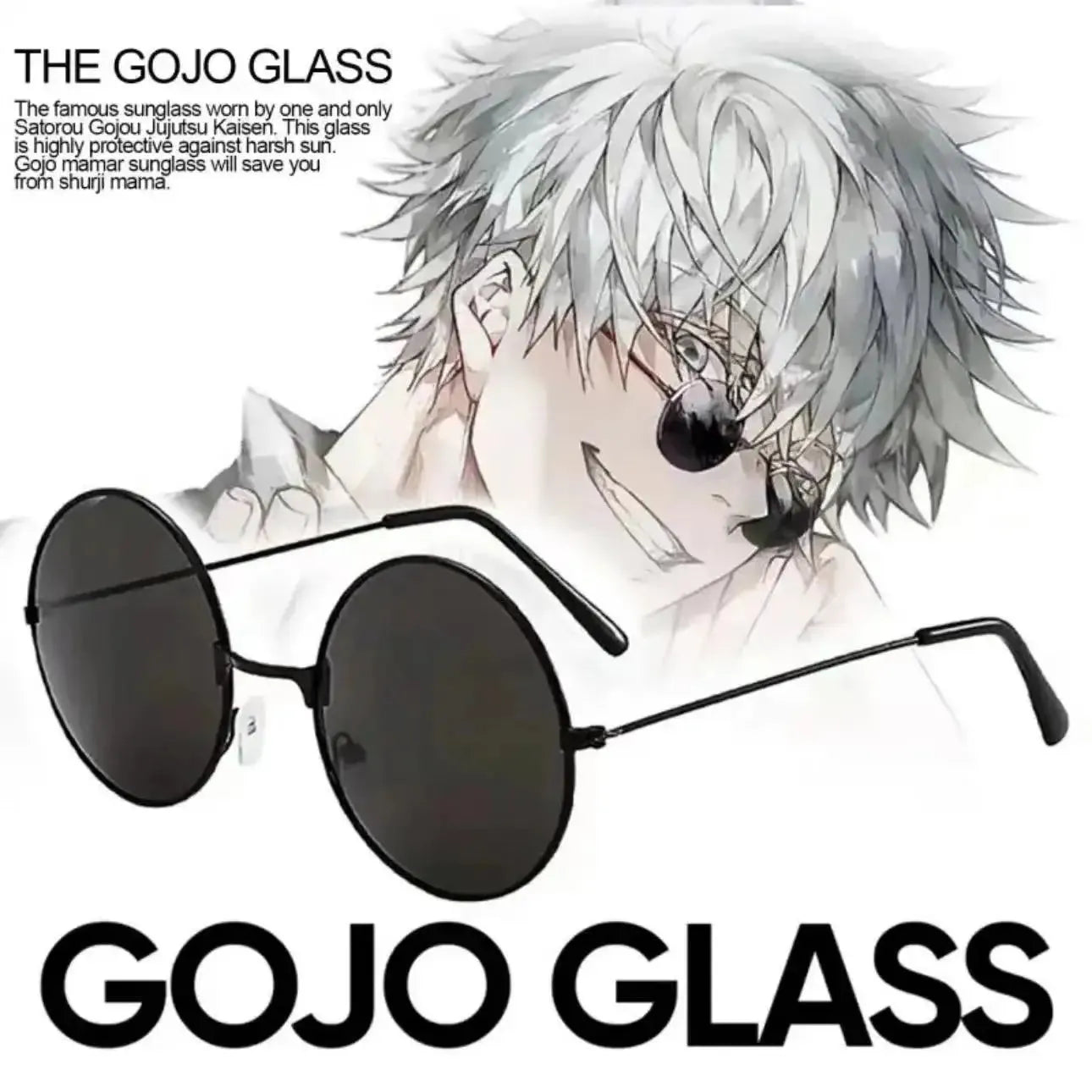 Gojo Satoru Cosplay Glasses