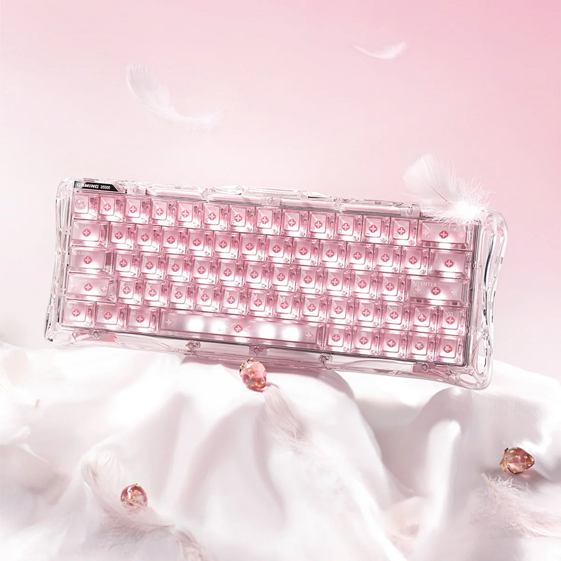 Gravastar Mercury V60 Crystal Rose Keyboard