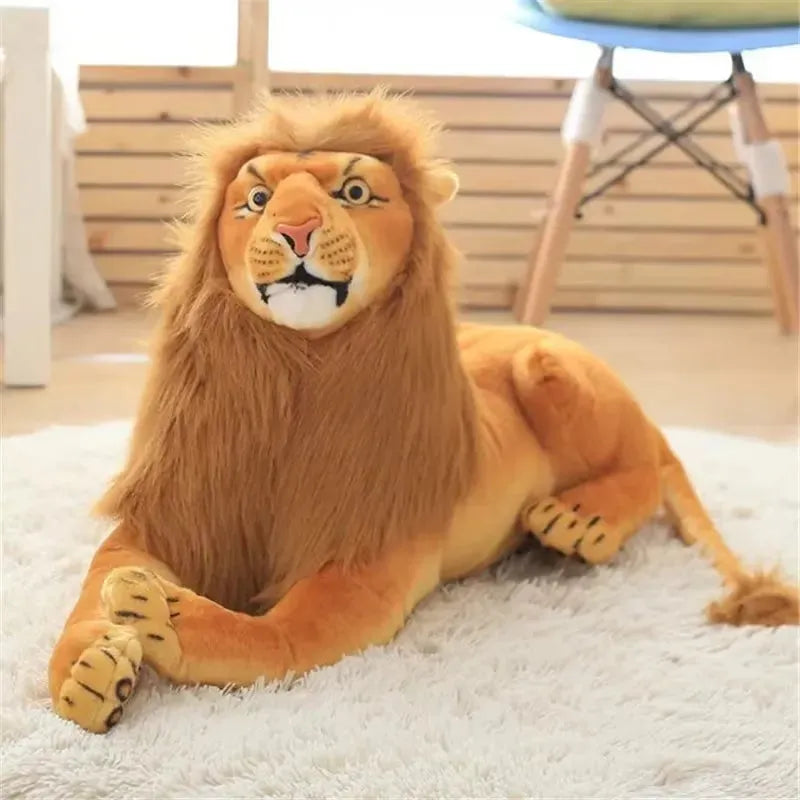 Simulation Big Cat Plush Toy