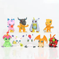 Digimon Adventure Action Figure Set (9 pcs)