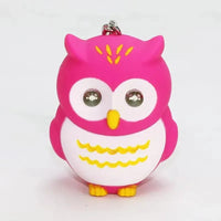 Hoot of Wisdom LED Owl Keychain
