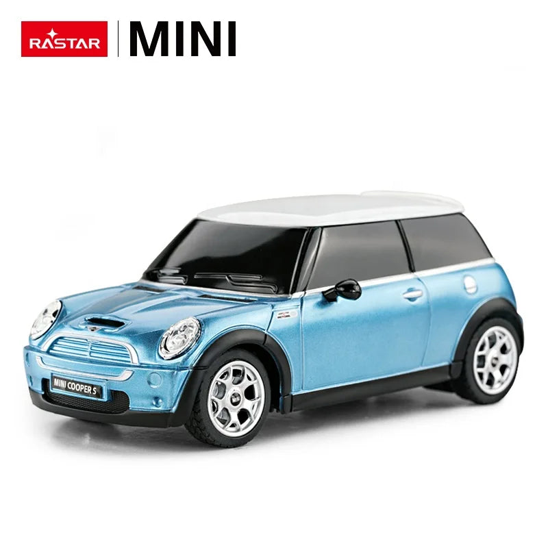RASTAR RC 1:24 MINI COOPERS Model Control Cars Toys Color Battery Operated 4CH Scale Down in Red Yellow Blue Electric Plastic AA - Bear Hugs