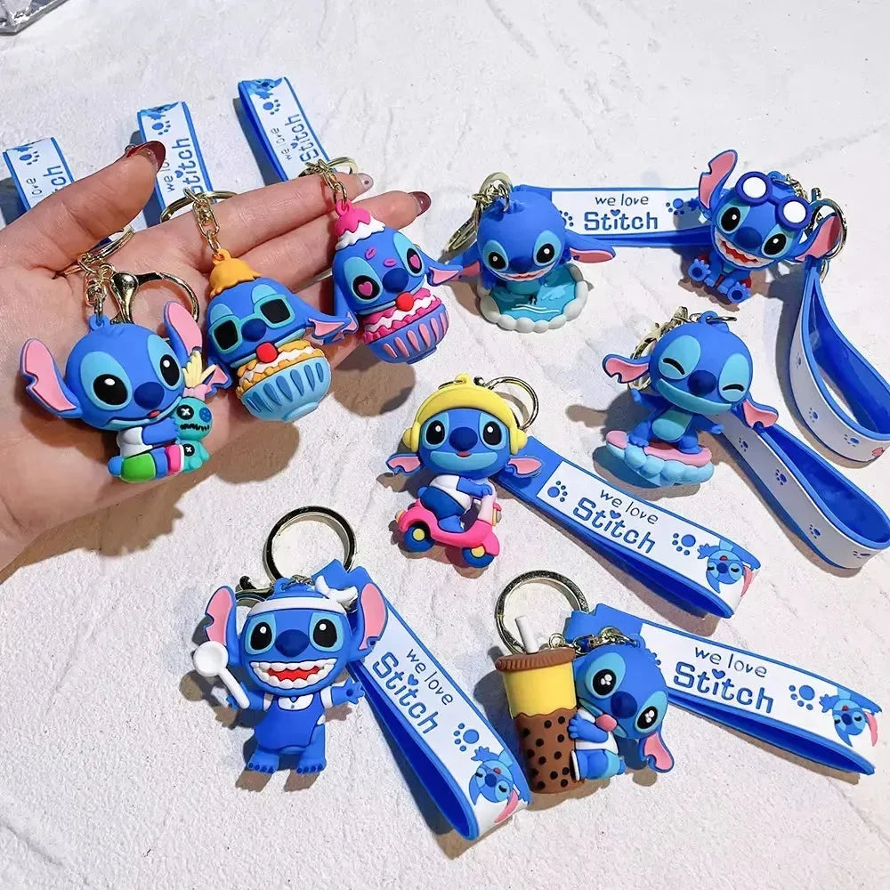 Ohana Outings Stitch Keychain