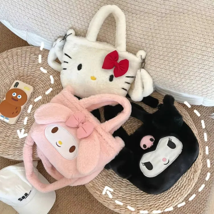 Sanrio Characters Ultra Soft Plush Bags