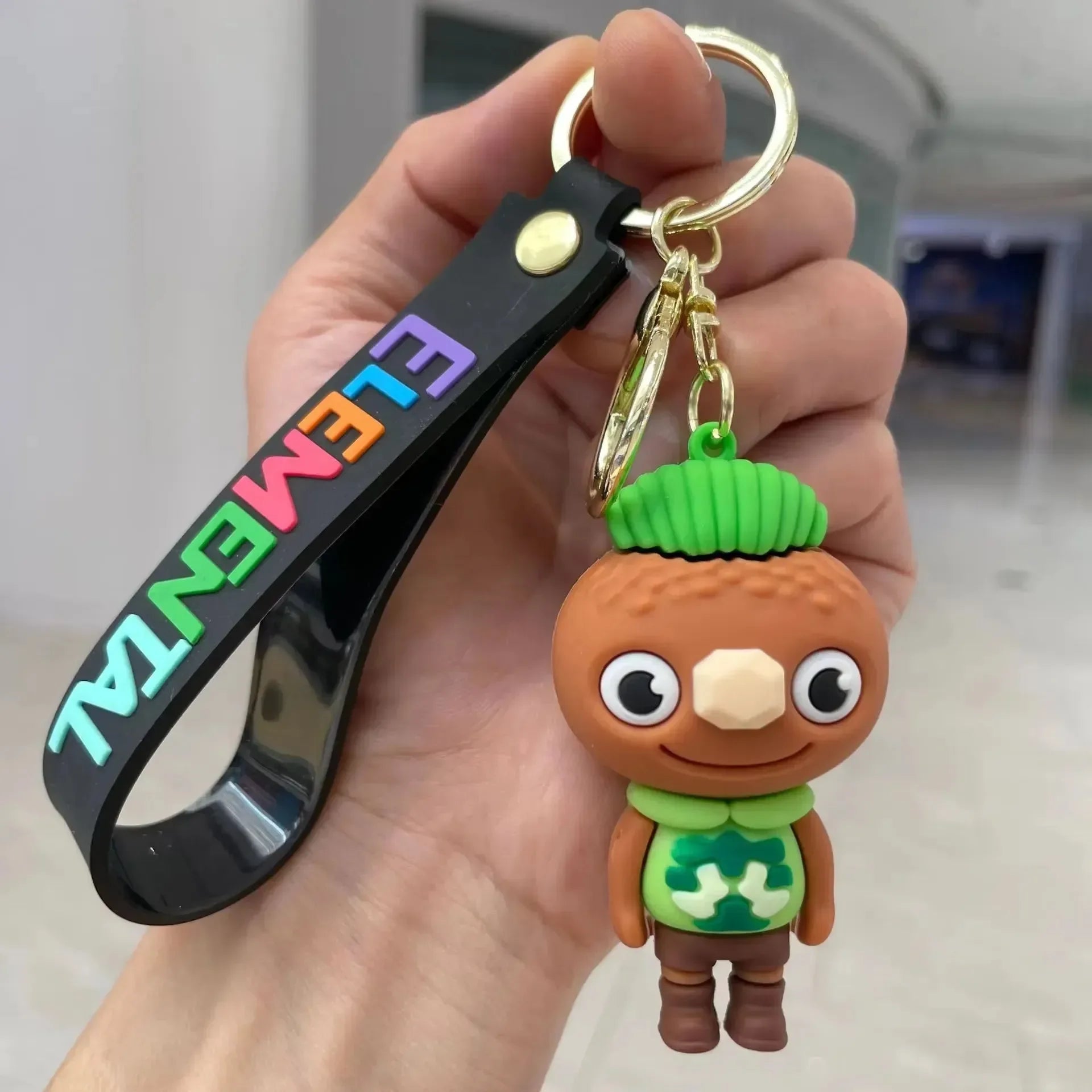Elemental Characters 3D Keychain