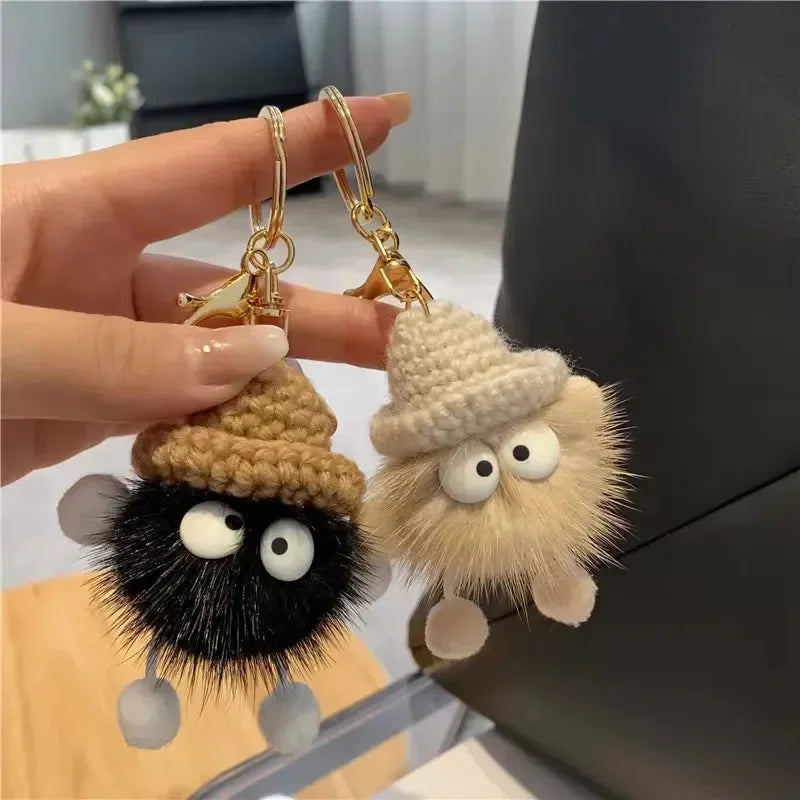 Soot Sprite Snuggles Plush Keychain