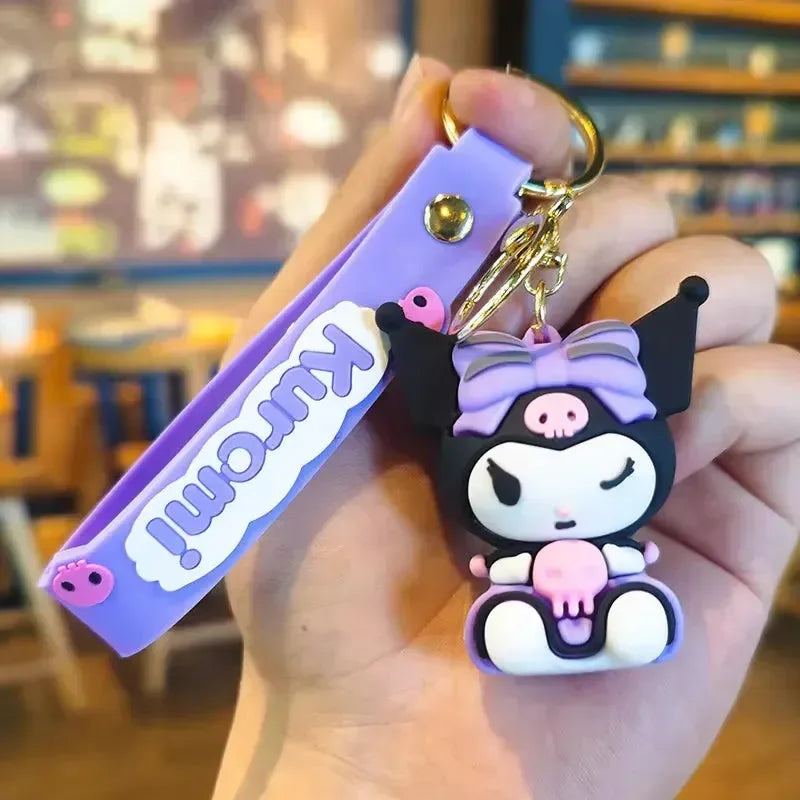 Kuromi Style Squad 3D Keychain