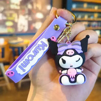 Kuromi Style Squad 3D Keychain
