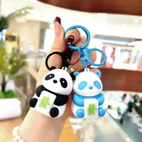 Panda-Monium Glowing LED Keychain