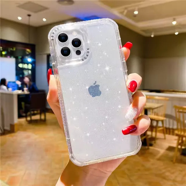 Shining Glitter Shockproof Case (For iPhones)