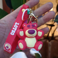 Berry Hugs Lotso Bear 3D Keychain