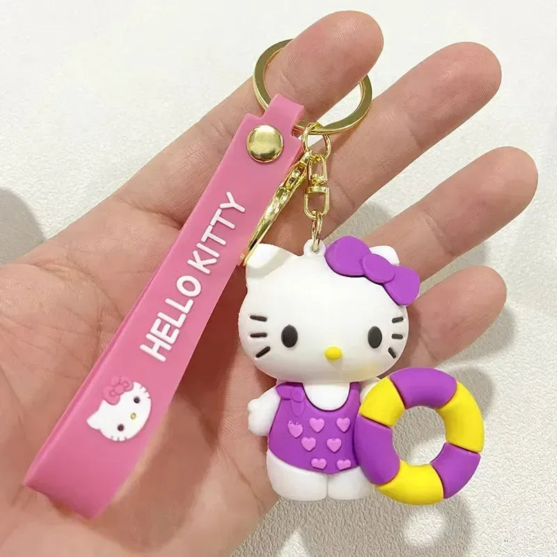 Hello Kitty Poolside Paradise Keychain