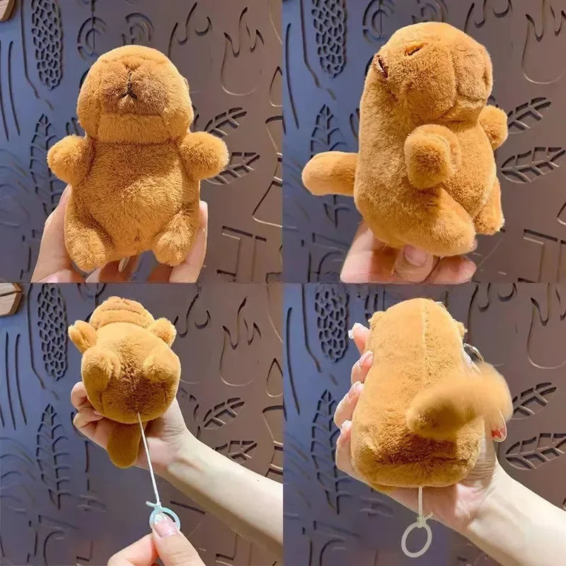 Tail Wagging Capybara Keychain