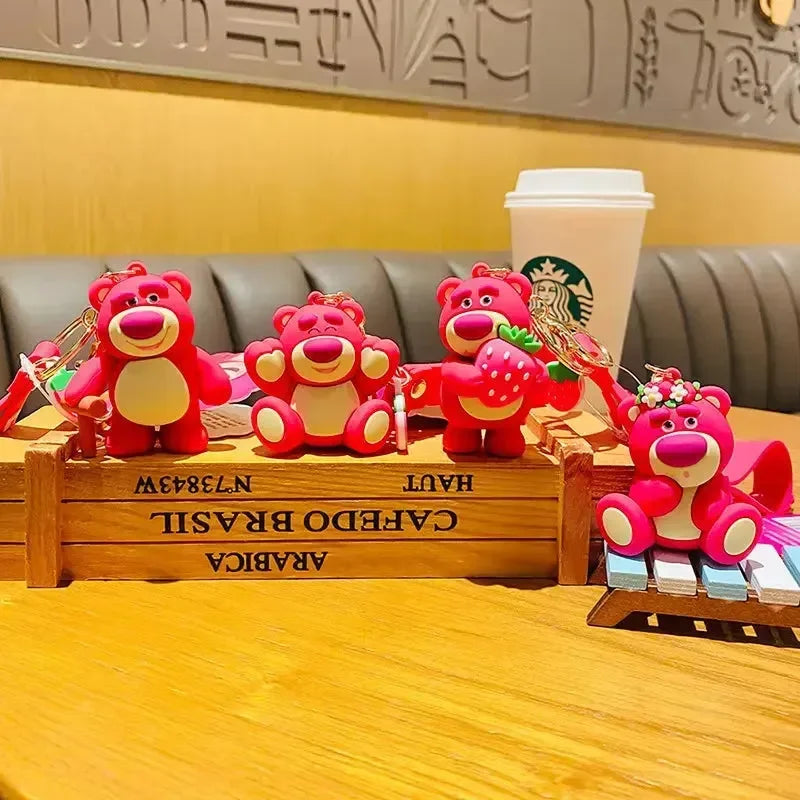 Berry Hugs Lotso Bear 3D Keychain