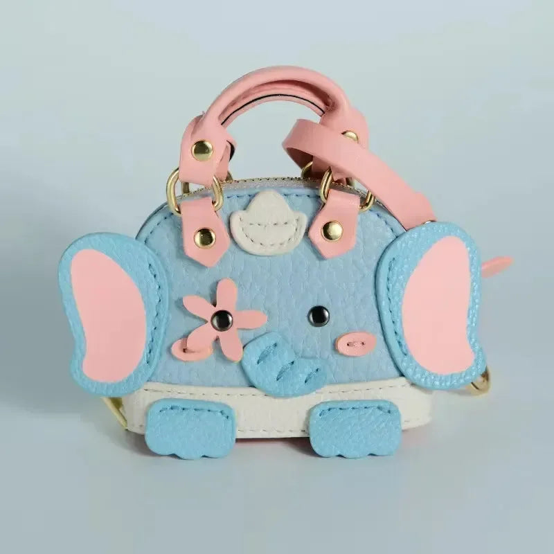 Pendentif mini sac éléphant monogramme 