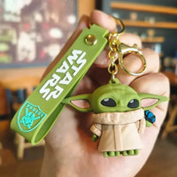 Adorable Baby Yoda 3D Keychain