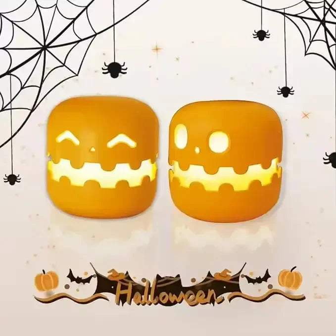 Glow-Lantern Pumpkin Night Lamp