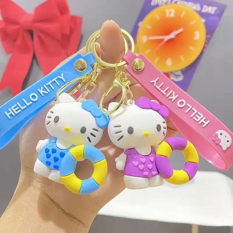Hello Kitty Poolside Paradise Keychain