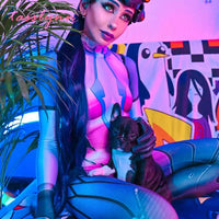 Game Overwatch Costumes Widowmaker Cosplay Costume Women Female Girls Suit Zentai Superhero Geek Girl Bodysuit Adults/ - Bear Hugs