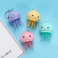 Glowing Jellyfish Keychain