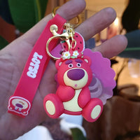 Berry Hugs Lotso Bear 3D Keychain