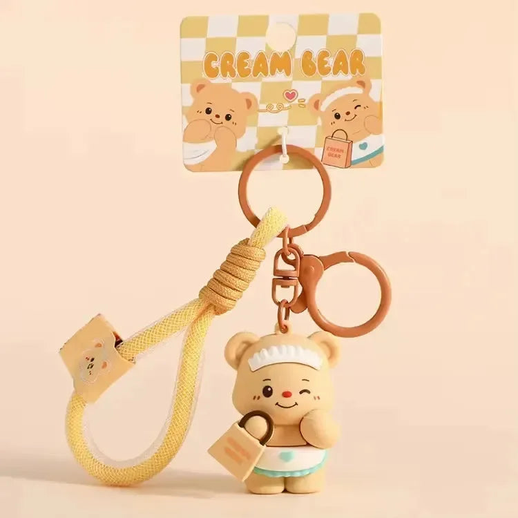 Honeyheart Butter Bear 3D Keychain