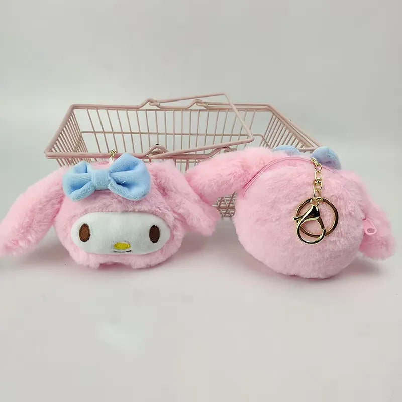 Sanrio Characters Plush Coin Pouch