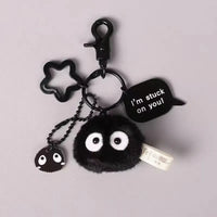 Totoro Elf Plush Keychain