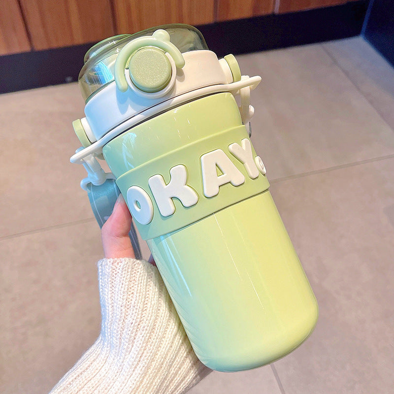 Okay To Drink 2 in 1 Water Bottle (650 ml)