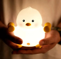 Cute Dumbbell Duck Silicon Lamp